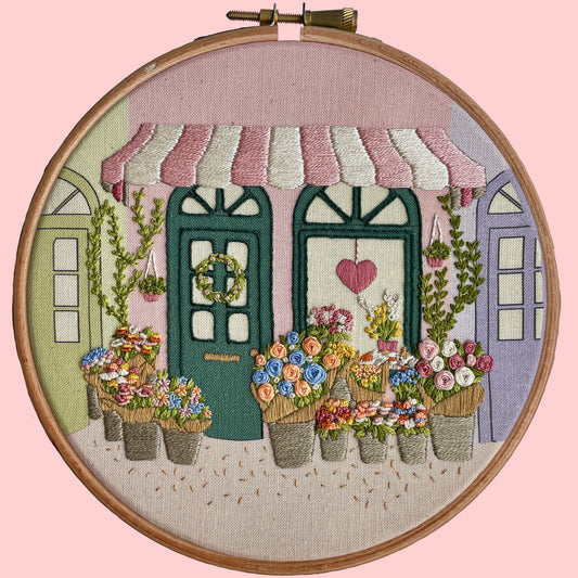 Flower Shop Embroidery Kit