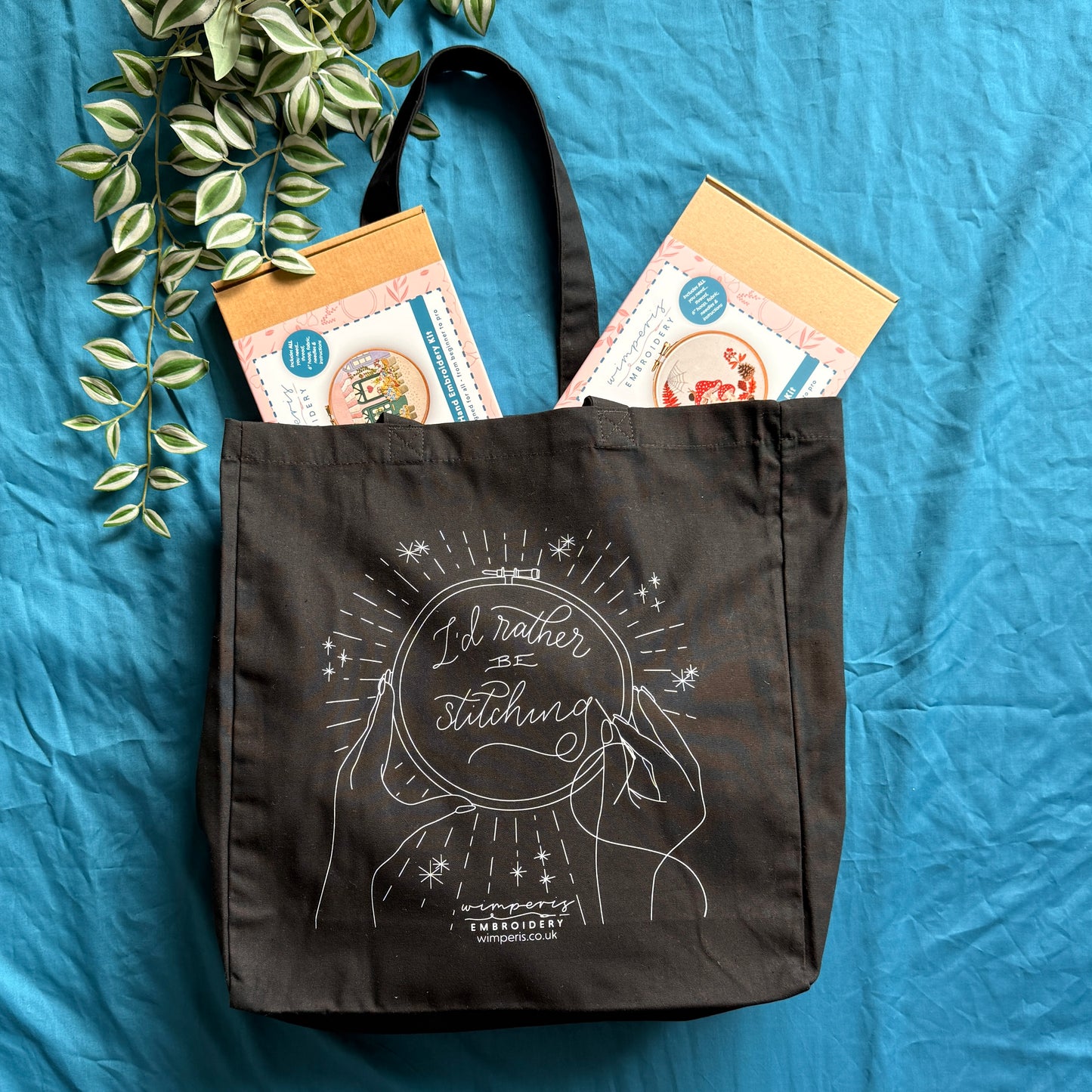"I'd Rather Be Stitching" Tote Bag