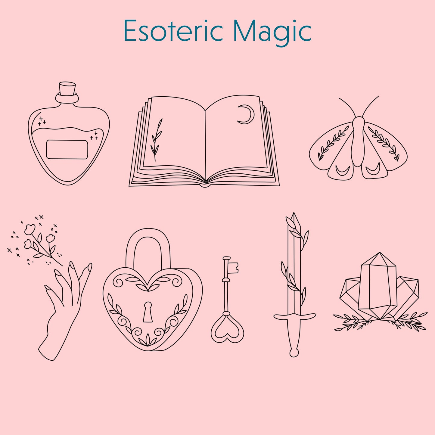 Embroidery Stick & Stitch Pack | Esoteric Magic