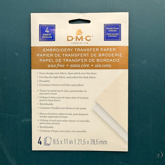 DMC Embroidery Transfer Paper