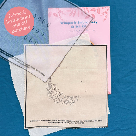 Summer 2026 One Off Embroidery Fabric & Instructions PREORDER