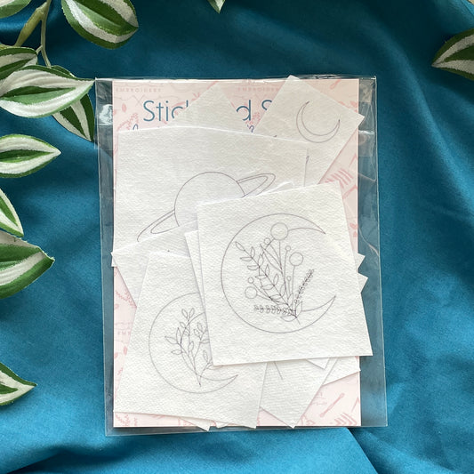 Embroidery Stick & Stitch Pack | Celestial Bodies