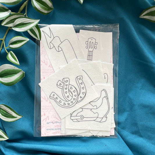 Embroidery Stick & Stitch Pack | Cowgirl