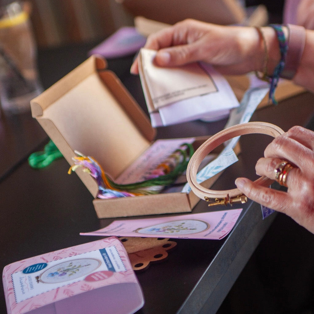 Personalised Christmas Bauble Embroidery Workshop 14th December | Cheltenham