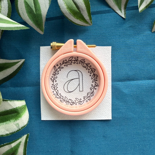 Wreath Alphabet | 2" Stick & Stitch Letters