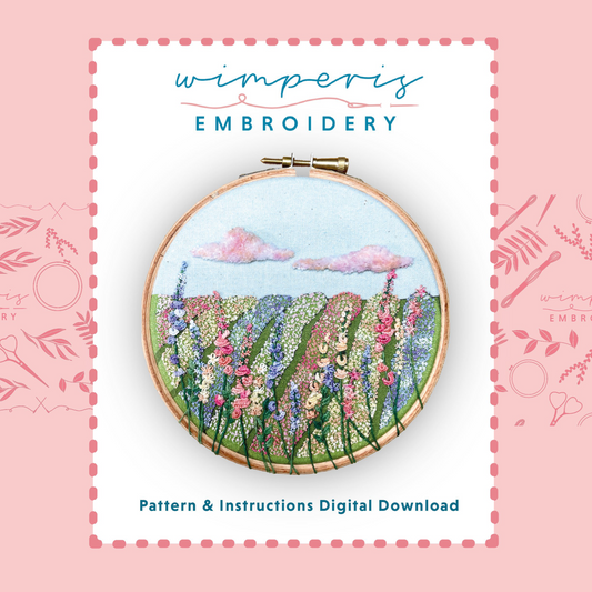 Confetti Fields PDF Embroidery Pattern / Digital Download