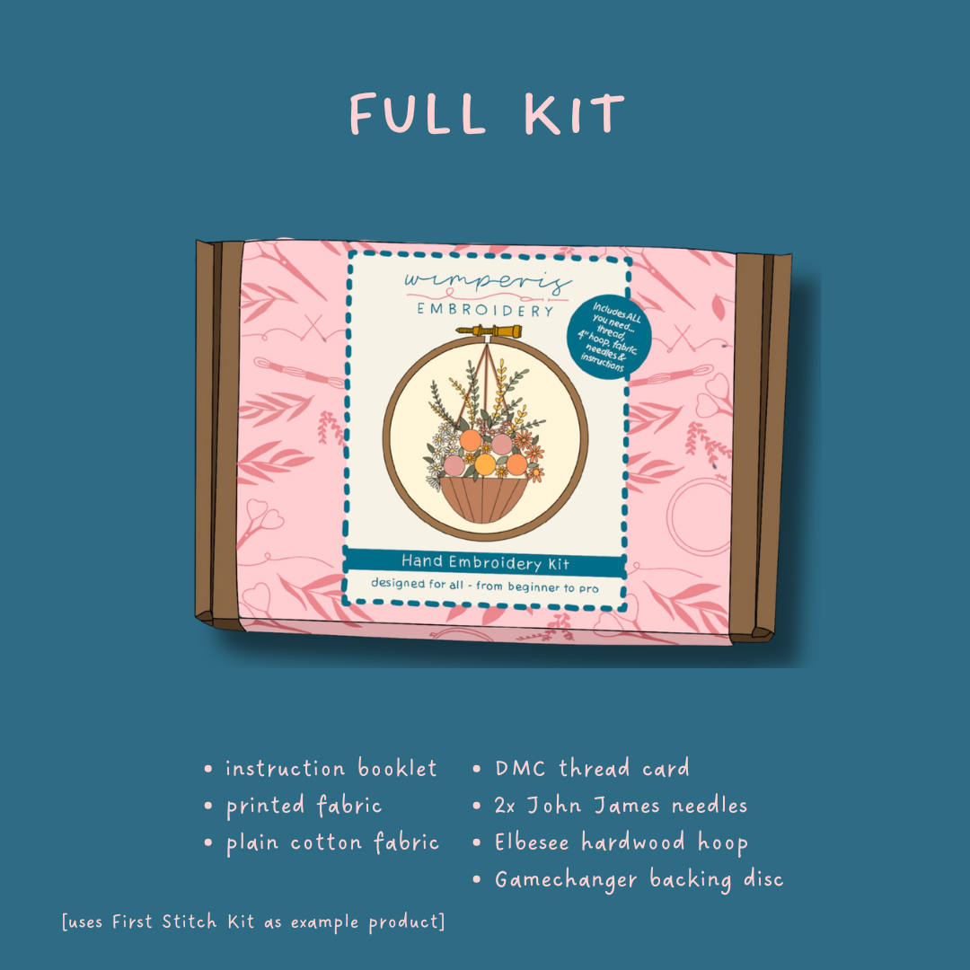 Quarterly Embroidery Kit Subscription Box