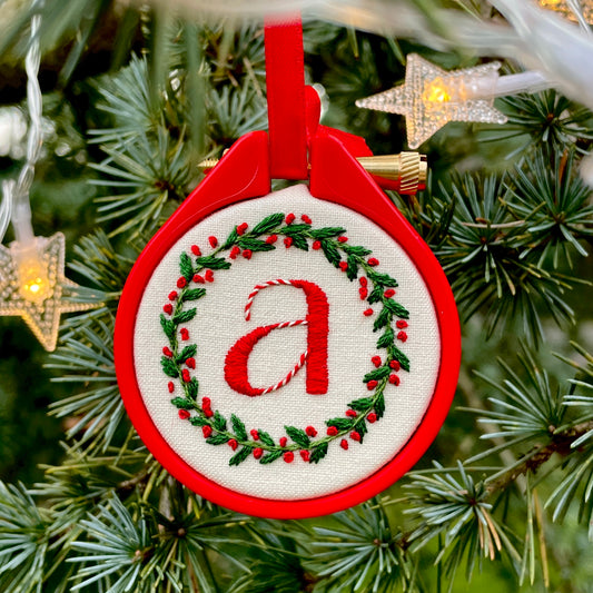 Personalised Christmas Bauble Embroidery Workshop 14th December | Cheltenham