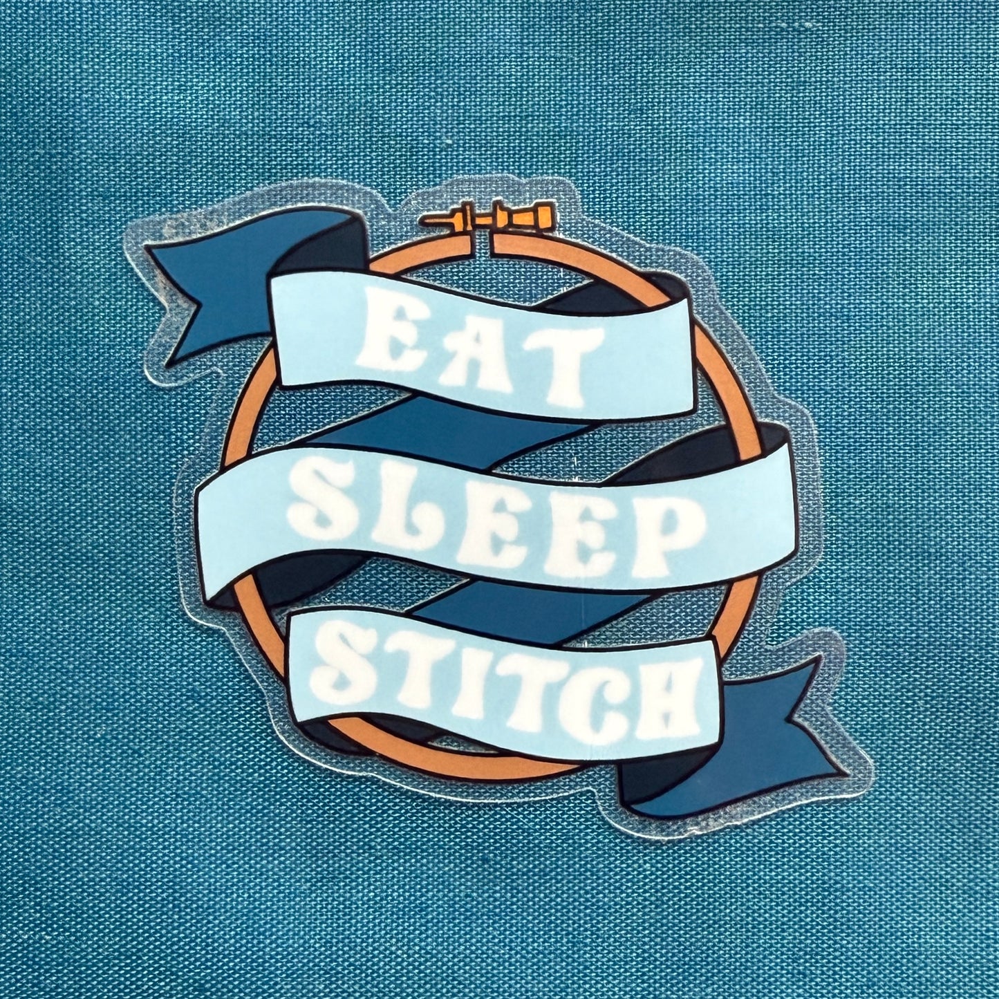 Eat Sleep Stitch (Blue) | Vinyl Sticker