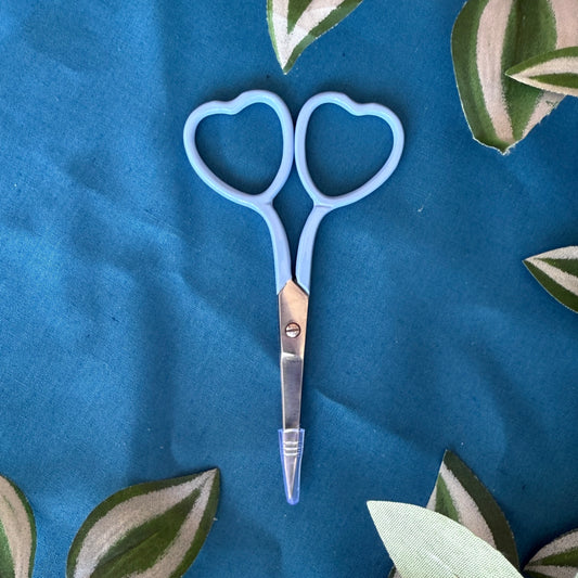 Heart-Shaped Embroidery Scissors | Blue