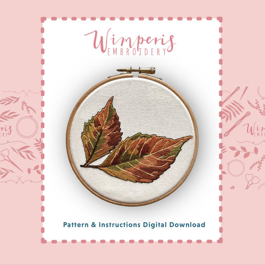 Autumn Leaf PDF Pattern / Digital Download
