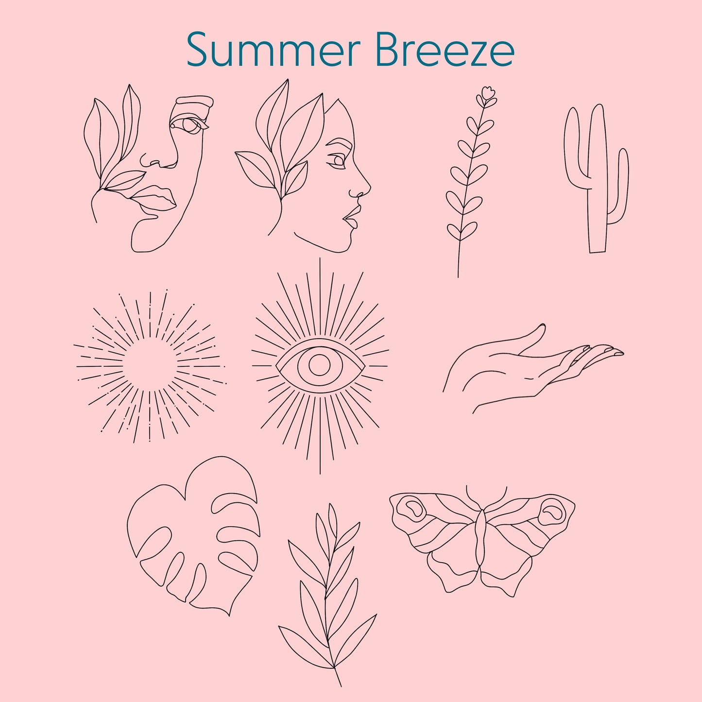 Embroidery Stick & Stitch Pack | Summer Breeze