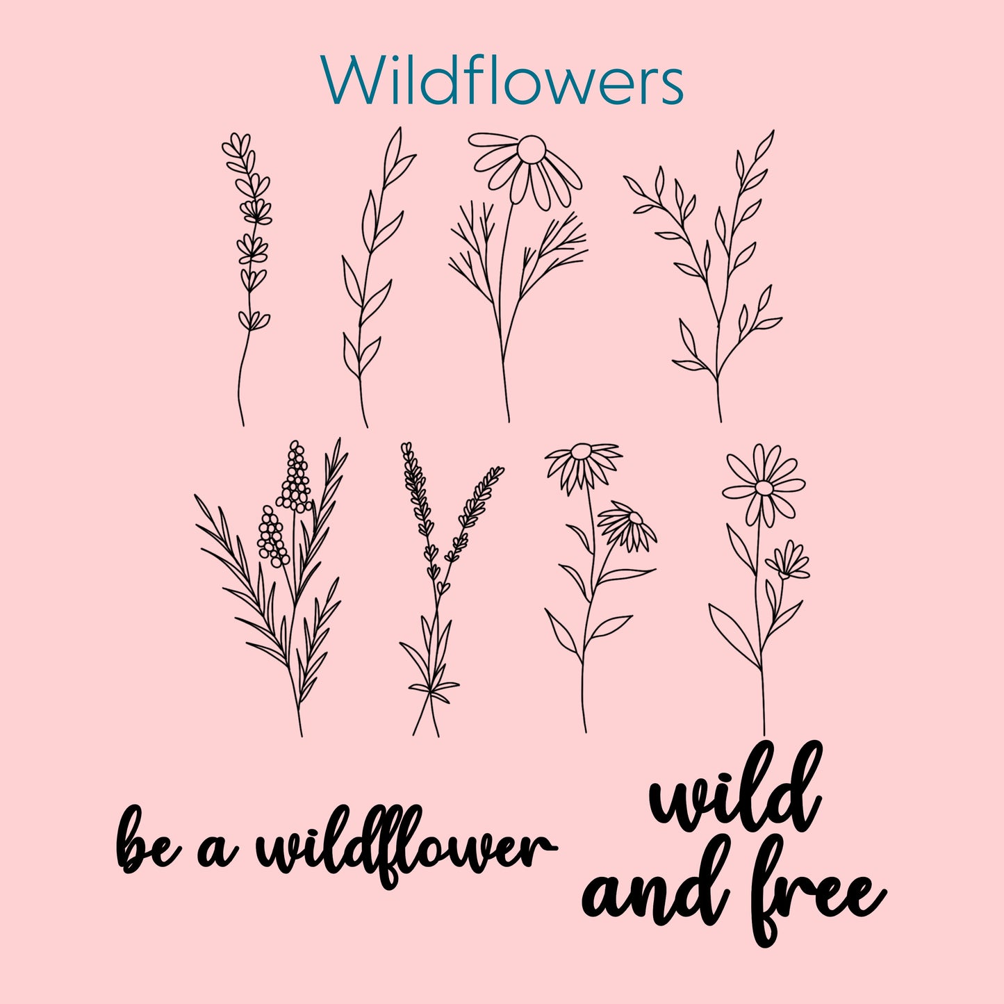 Embroidery Stick & Stitch Pack | Wildflowers