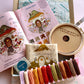 Mushroom House Embroidery Kit