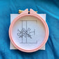Floral Alphabet | 3" Stick & Stitch Letters