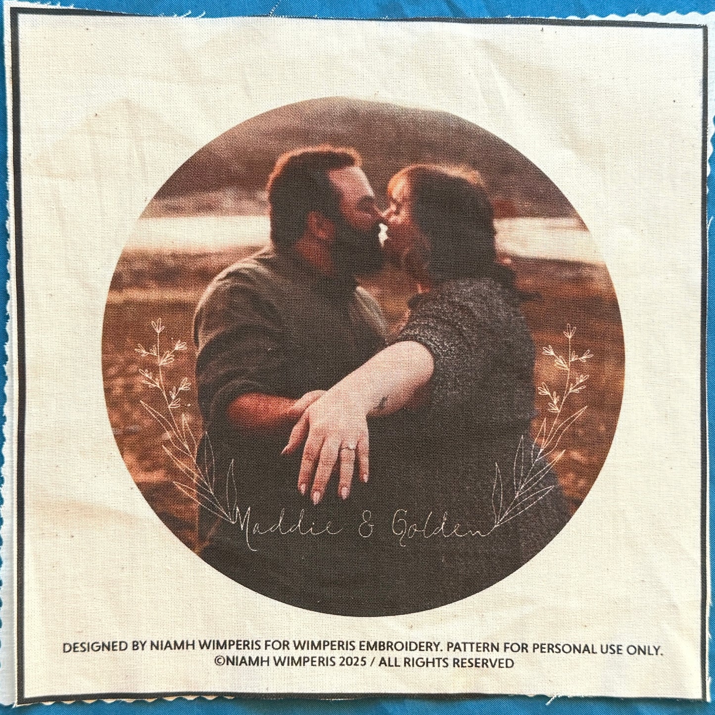 Custom Photo Embroidery Kit