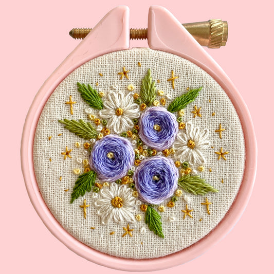 Floral Posy Tiny Embroidery Kit