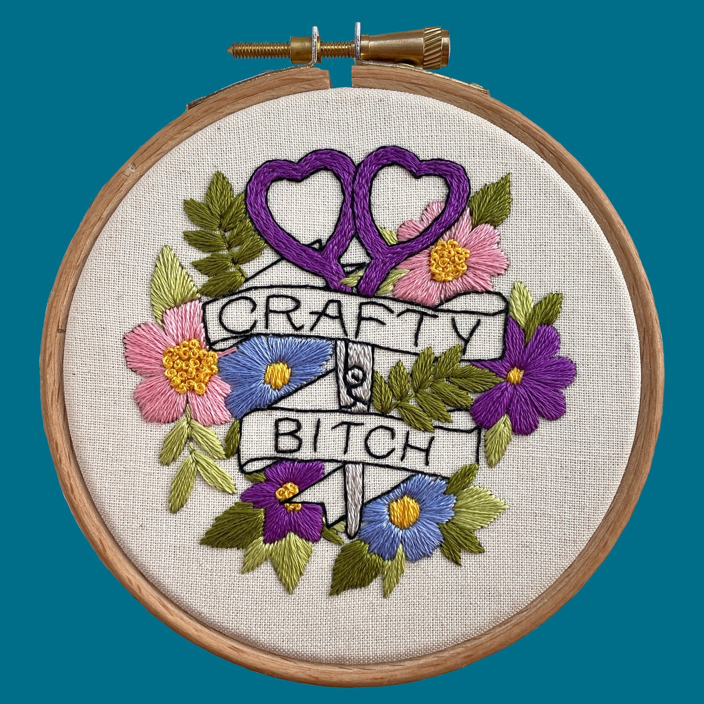 Crafty B*tch Embroidery Mini Kit