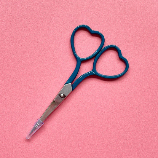 Heart-Shaped Embroidery Scissors | Dark Blue