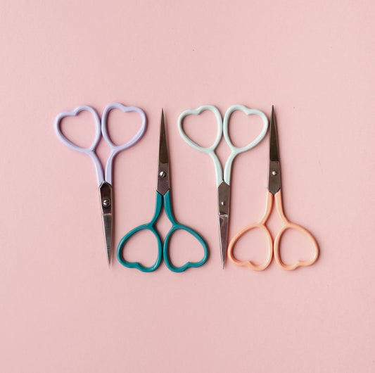 Heart Shaped Embroidery Scissors