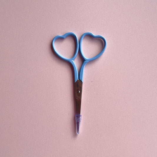 Heart-Shaped Embroidery Scissors | Blue