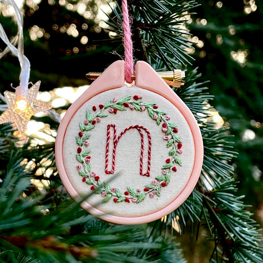 Personalised Christmas Bauble Embroidery Workshop 14th December | Cheltenham