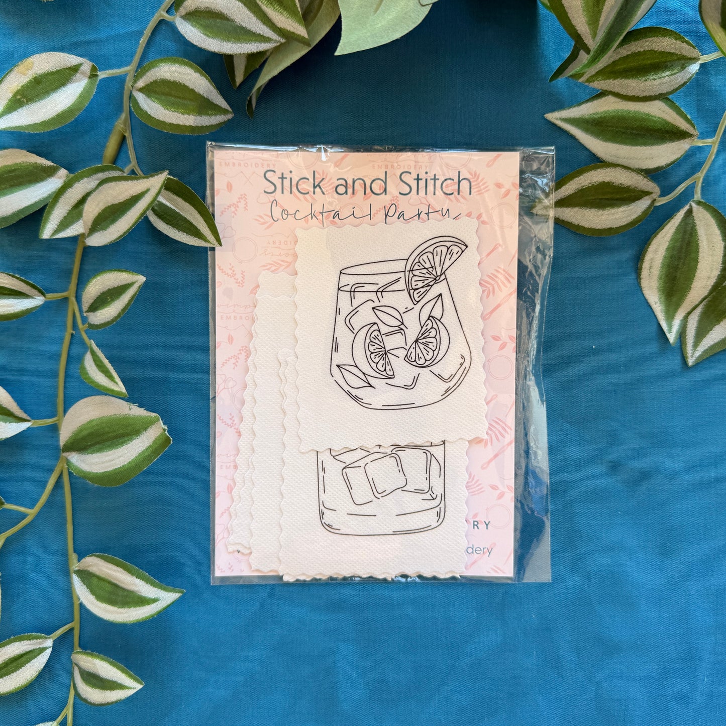 Embroidery Stick & Stitch Pack | Cocktail Party