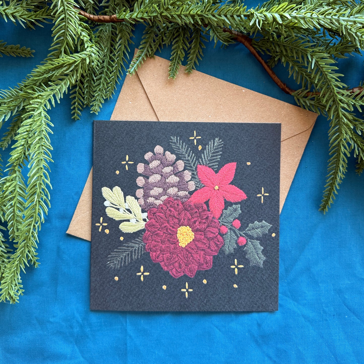 Embroidery Themed Christmas Cards