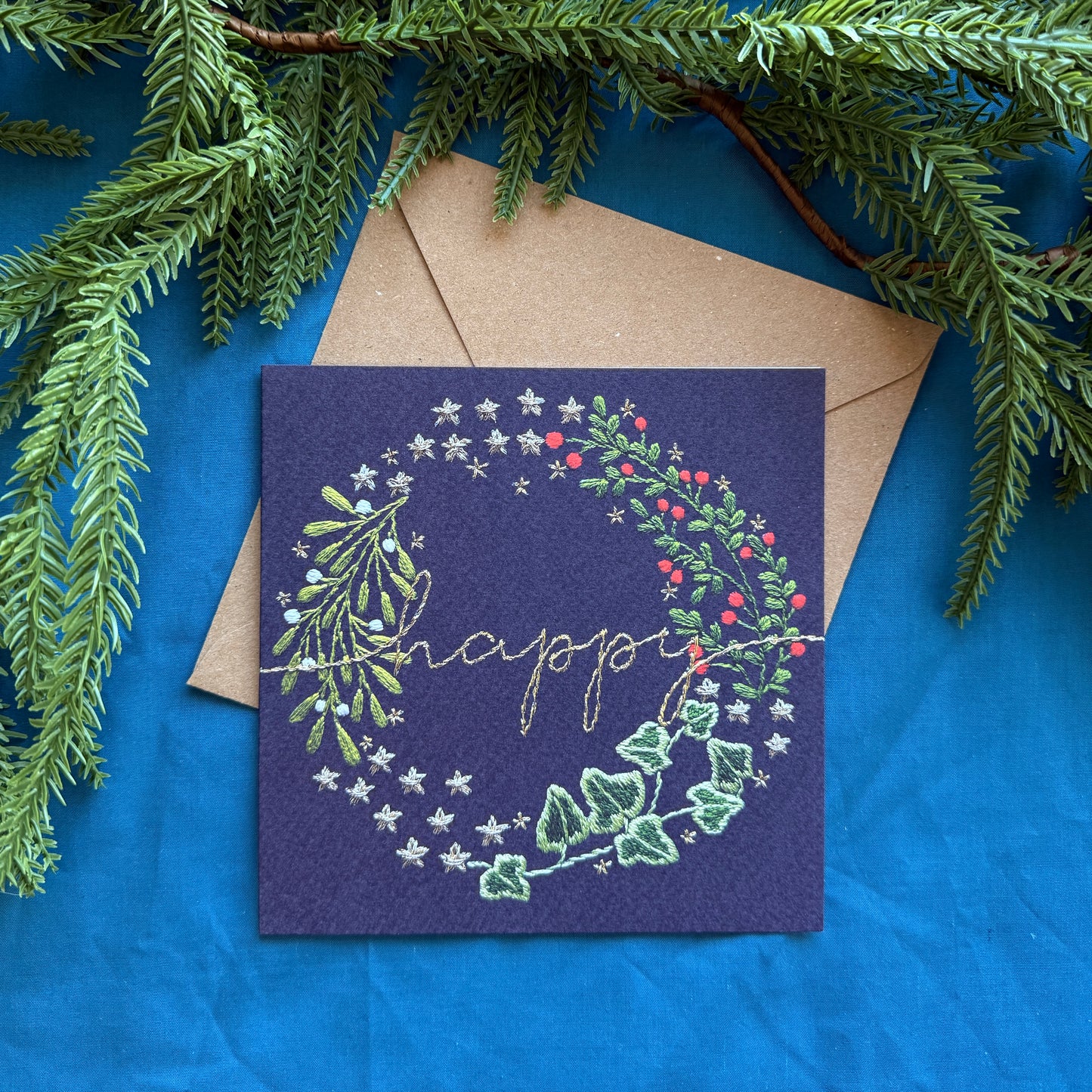 Embroidery Themed Christmas Cards