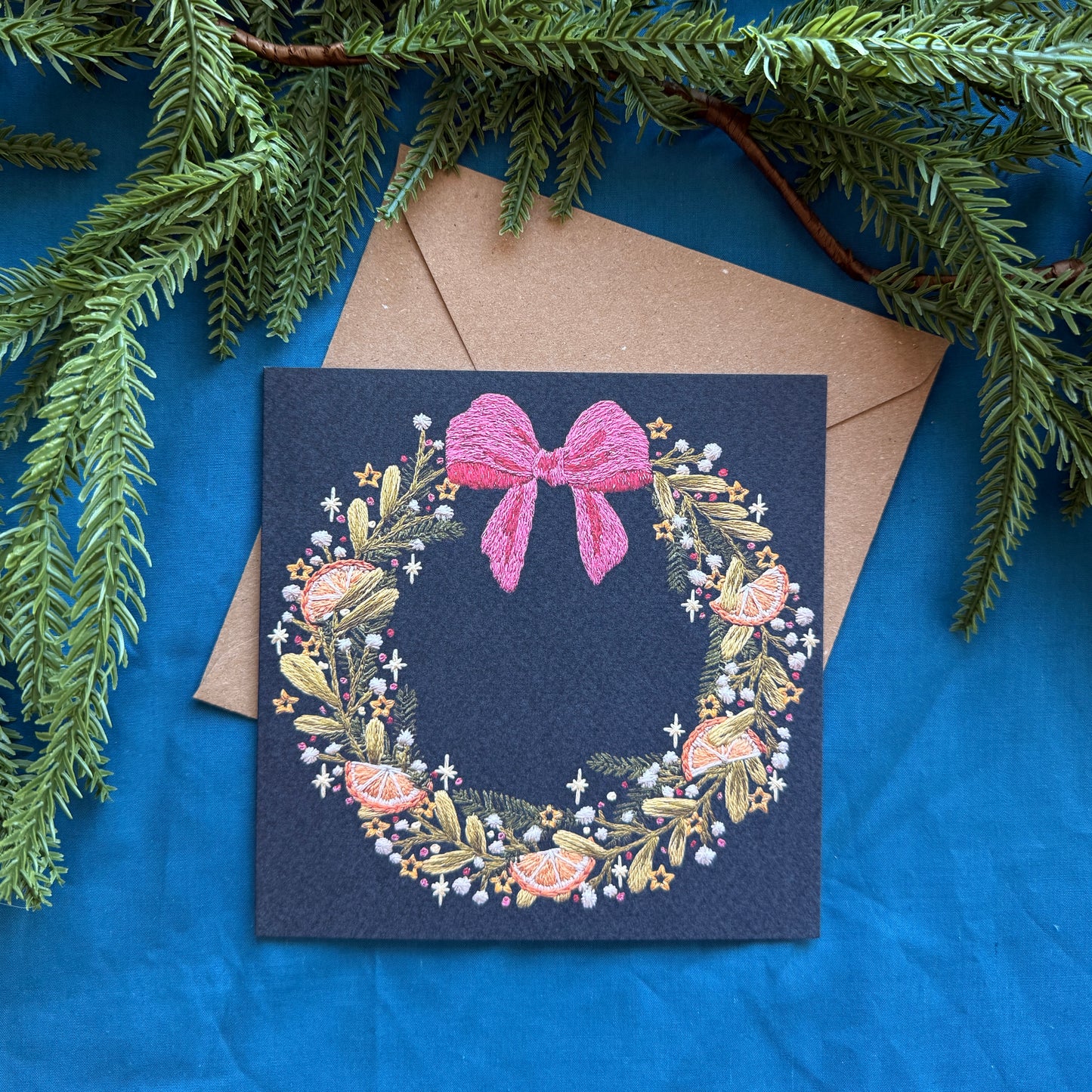 Embroidery Themed Christmas Cards