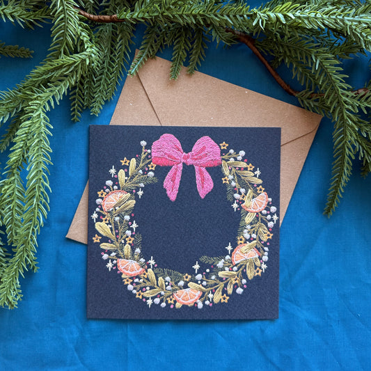 Embroidery Themed Christmas Cards