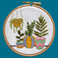 Plant Pots Embroidery Mini Kit