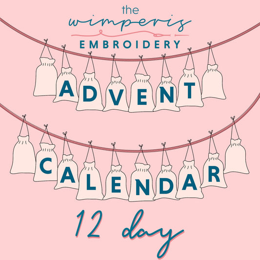 12 Day Embroidery Advent Calendar for 2024 (PRE-ORDER) (UK ONLY)