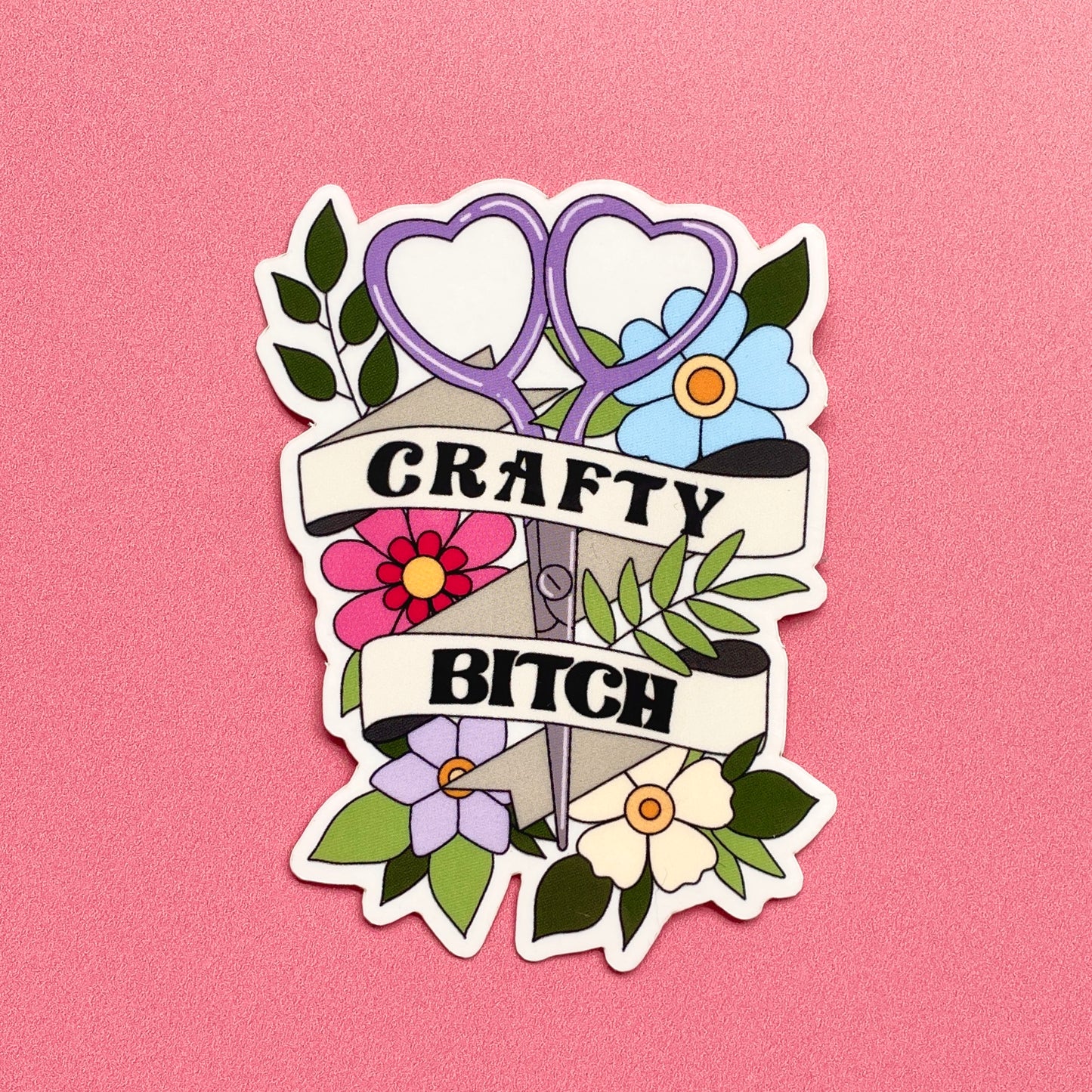 Crafty Bitch | Vinyl Sticker