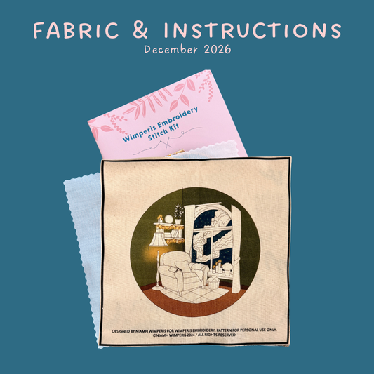 Winter 2026 One Off Embroidery Fabric & Instructions PREORDER