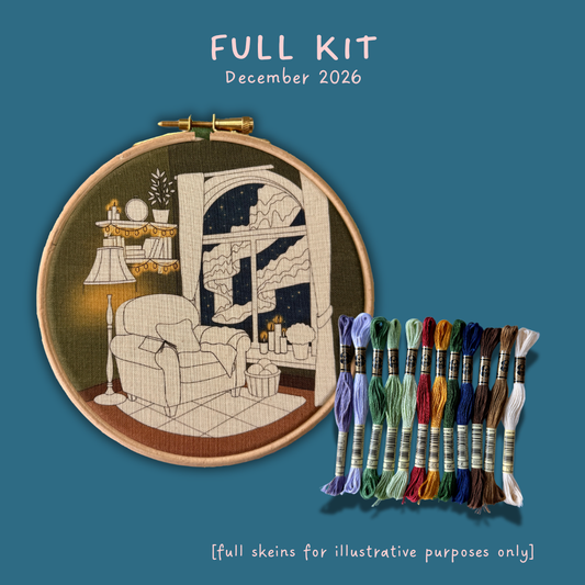 Quarterly Embroidery Kit Subscription Box