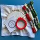 Wreath Alphabet | 2" Stick & Stitch Letters