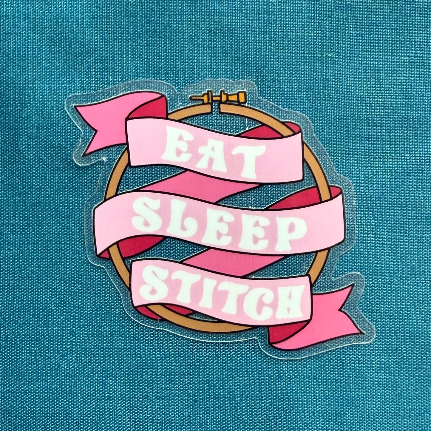 Eat Sleep Stitch (Pink) | Vinyl Sticker