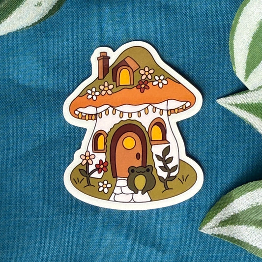 Mushroom House | Vinyl Sticker