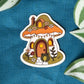 Mushroom House | Vinyl Sticker