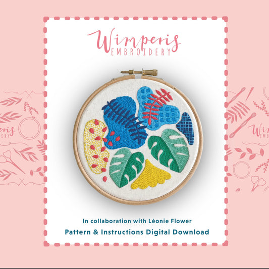 Abstract PDF Embroidery Pattern / Digital Download