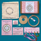 Floral Wreath Embroidery Mini Kit