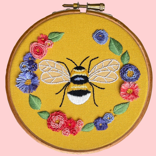 Bumblebee Embroidery Kit